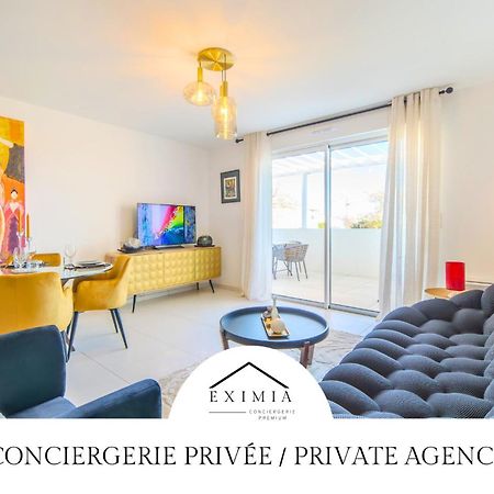 Le Square D'Evan - Appartement De Standing - Grande Terrasse Exterieure - Climatisation Saint-Aunes Exterior photo