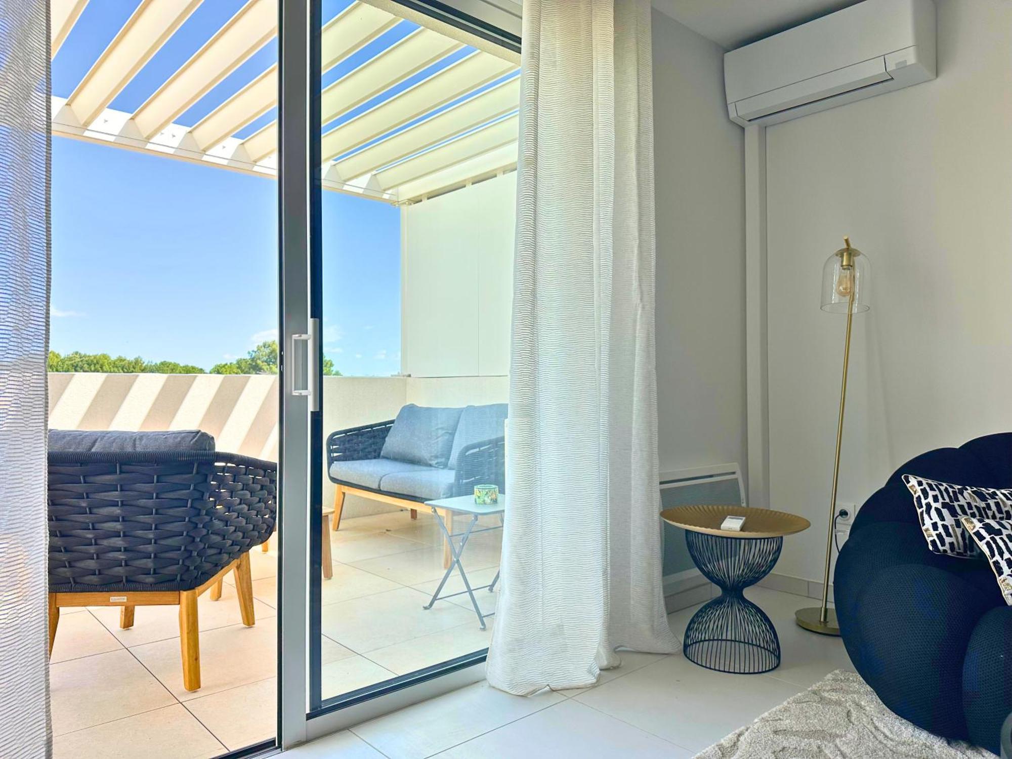Le Square D'Evan - Appartement De Standing - Grande Terrasse Exterieure - Climatisation Saint-Aunes Exterior photo