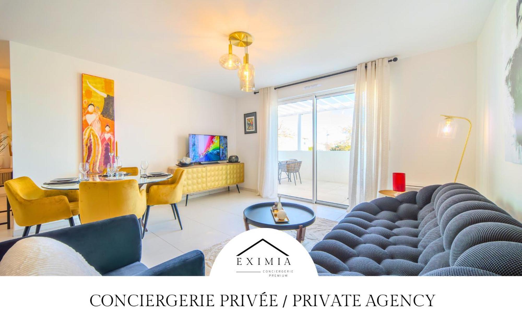 Le Square D'Evan - Appartement De Standing - Grande Terrasse Exterieure - Climatisation Saint-Aunes Exterior photo